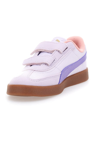 Puma – Club Era CV V PS – Lilafarbene Sneakers mit Doppelriemen und Gummisohle