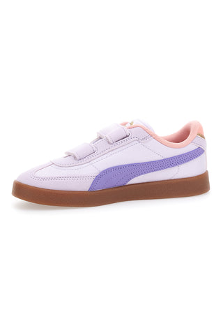 Puma – Club Era CV V PS – Lilafarbene Sneakers mit Doppelriemen und Gummisohle
