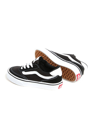 Schwarze und weiße Sneakers Vans Brooklyn