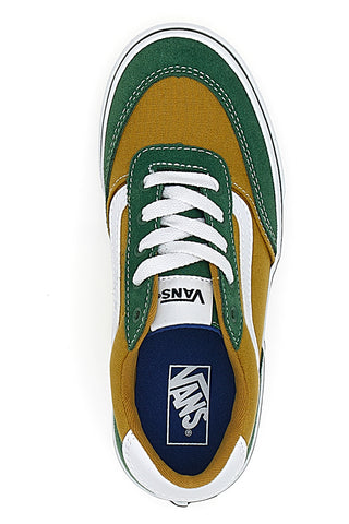 Gelbe und grüne Vans Brooklyn Sneakers