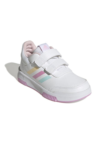 Sneakers Bianche Con Strappi in Velcro Adidas Tensaur Sport 2 CF K