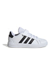 Adidas GRAND COURT 2 EL C Schwarze und weiße Turnschuhe