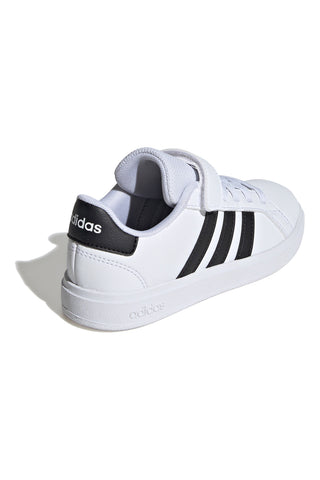 Adidas GRAND COURT 2 EL C Schwarze und weiße Turnschuhe