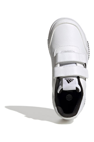 Weiße Sneakers mit Klettverschlüssen Adidas Tensaur Hook and Loop