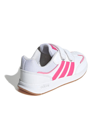 Weiße und rosa Sneakers ADIDAS TENSAUR SWITCH CF C
