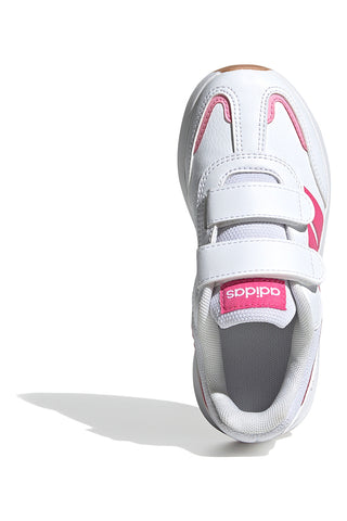 Weiße und rosa Sneakers ADIDAS TENSAUR SWITCH CF C