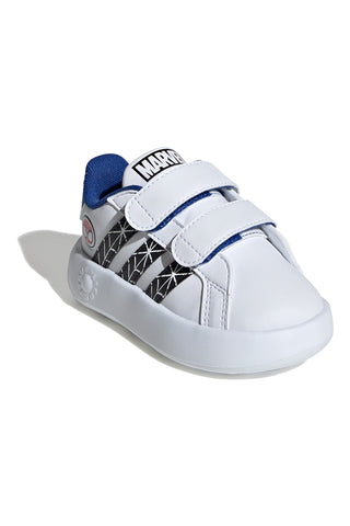 Weiße Lauflernschuhe ADIDAS GRAND COURT SPIDER-MAN CF I
