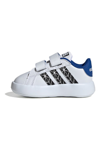 Weiße Lauflernschuhe ADIDAS GRAND COURT SPIDER-MAN CF I
