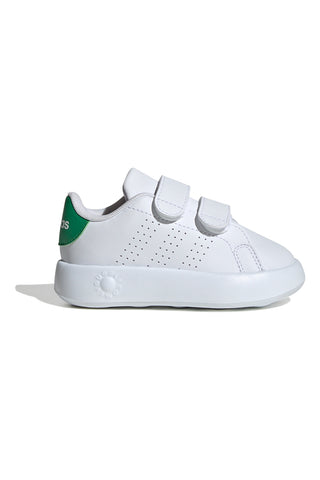 Sneakers Primi Passi Bianche con dettagli Verdi ADIDAS ADVANTAGE CF I