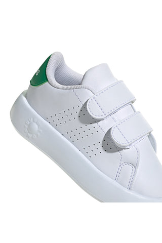 Weiße Lauflernschuhe mit Noppensohle ADIDAS ADVANTAGE CF I