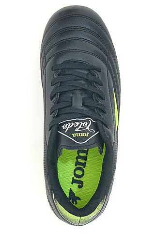 Scarpe da Calcio Nere e Giallo Fluo JOMA Toledo Jr 2501