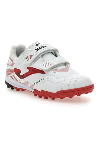 Scarpe da Calcetto Bianche e Rosse Joma Powerfull Jr 2502 Turf
