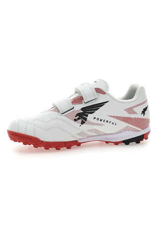 Hallenschuhe Weiß und Rot Joma Powerfull Jr 2502 Turf