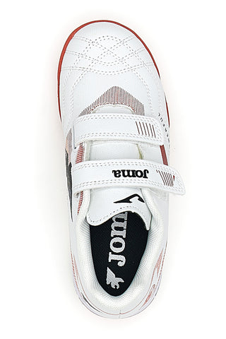 Hallenschuhe Weiß und Rot Joma Powerfull Jr 2502 Turf