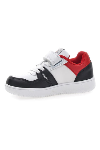 Schwarz-weiße Sneakers mit Klettverschluss JOMA PLATEA LOW JR 2506