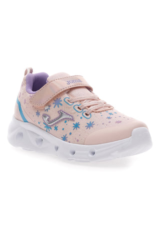 Rosa Sneakers mit Lichtern und Klettverschluss JOMA SPACE JR 2513