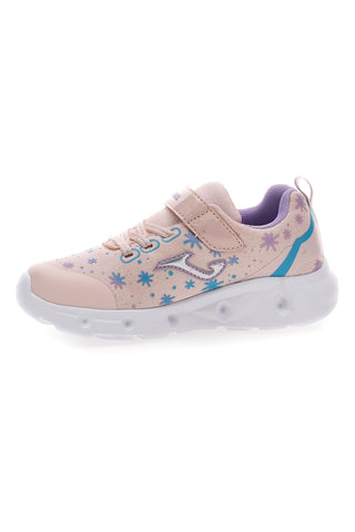 Rosa Sneakers mit Lichtern und Klettverschluss JOMA SPACE JR 2513