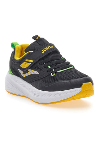 Schwarze Sneakers mit gelben und grünen Details JOMA FERRO J5 2501