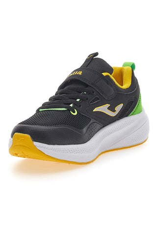 Schwarze Sneakers mit gelben und grünen Details JOMA FERRO J5 2501