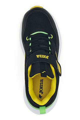 Sneakers Nere con Dettagli Gialli e Verdi JOMA FERRO J5 2501
