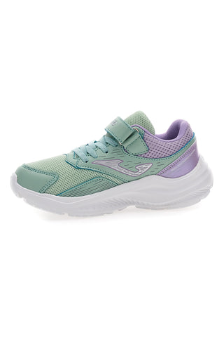 Aquagrüne Sneakers mit Klettverschluss und elastischen Schnürsenkeln JOMA ACRIVE JR 2515