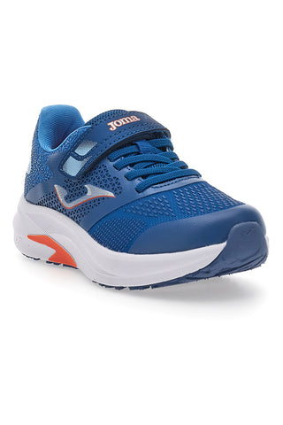 JOMA Speed ​​​​Jr 2504 Blaue Laufschuhe mit Klettverschluss