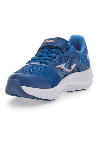 JOMA Speed ​​​​Jr 2504 Blaue Laufschuhe mit Klettverschluss