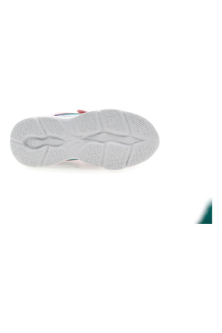 Rosa-weiße Sneakers mit Lichtern PITT KIDS K2517