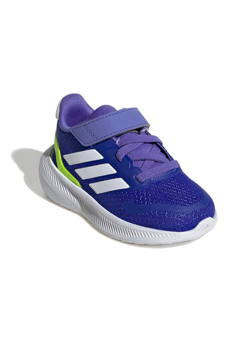 Adidas RUNFALCON 5 EL I Blauer Klett-Sneaker