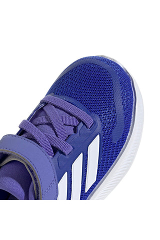 Adidas RUNFALCON 5 EL I Blauer Klett-Sneaker