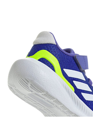 Adidas RUNFALCON 5 EL I Blauer Klett-Sneaker