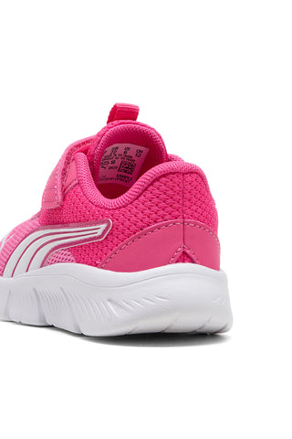 Fuchsiafarbene Sneakers mit Mesh und Klettverschluss Puma FlexFocus Modern AC+ Inf