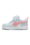 Pastell-mehrfarbige Sneaker mit Kinder-Passform Puma Rebound V6 Lo Space Belle AC+ Inf