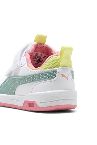 Sneakers bianche con dettagli pastello regolabili Puma Multiflex 2 Color V Inf