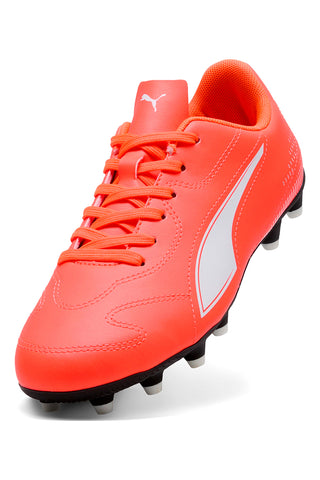 Scarpe da calcio rosso fluo suola FG/AG Vitoria II Puma Jr