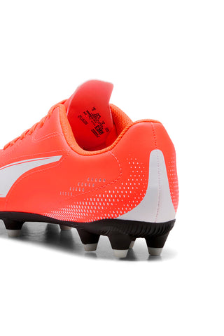 Puma Vitoria II Jr Fußballschuhe mit FG/AG-Sohle in Fluoreszenzrot