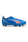 Puma Ultra 6 Play FG/AG Jr Blau Synthetik Junior Fußballschuhe
