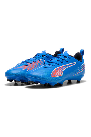 Puma Ultra 6 Play FG/AG Jr Blau Synthetik Junior Fußballschuhe