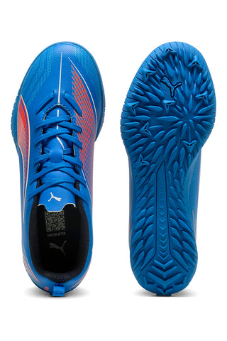 Scarpe calcio blu leggere con grip Puma Ultra 6 Play TT Jr