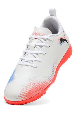 Puma Future 8 Play TT Jr Weiß Turf Fußballschuhe