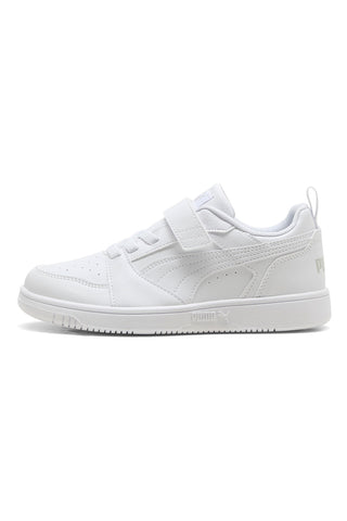 Puma Rebound V6 Lo AC+ PS Weiße Sneakers mit Klettverschluss