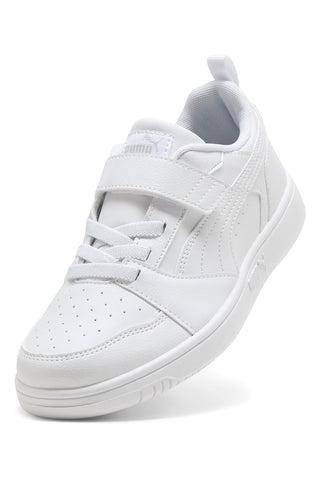 Puma Rebound V6 Lo AC+ PS Weiße Sneakers mit Klettverschluss