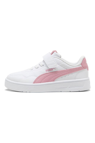 Sneakers bianche con dettagli rosa Puma Court Lally AC+ PS