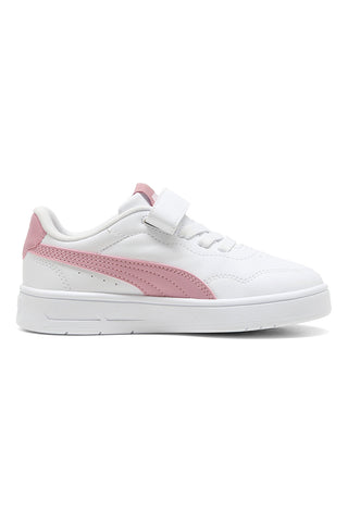 Puma Court Lally AC+ PS Weiße Sneakers mit rosa Details