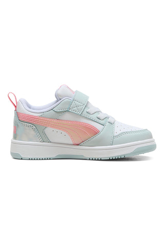 Sneakers multicolor pastello con chiusura a strappo Puma Rebound V6 Lo Space Belle AC+ PS