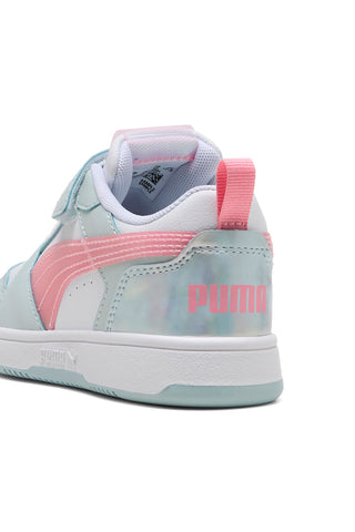 Sneakers multicolor pastello con chiusura a strappo Puma Rebound V6 Lo Space Belle AC+ PS