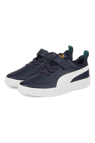 Puma Rickie AC+ PS marineblaue Sneakers mit weißen Details für Kinder
