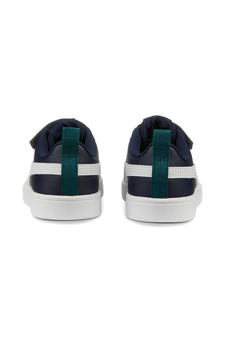 Puma Rickie AC+ PS marineblaue Sneakers mit weißen Details für Kinder