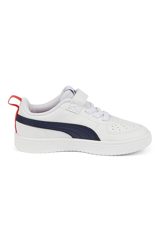 Sneakers bianche con dettagli blu e rossi Puma Rickie AC+ PS