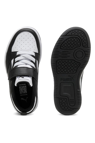 Sneakers nere e bianche con strappo Puma Rebound V6 Lo AC+ PS